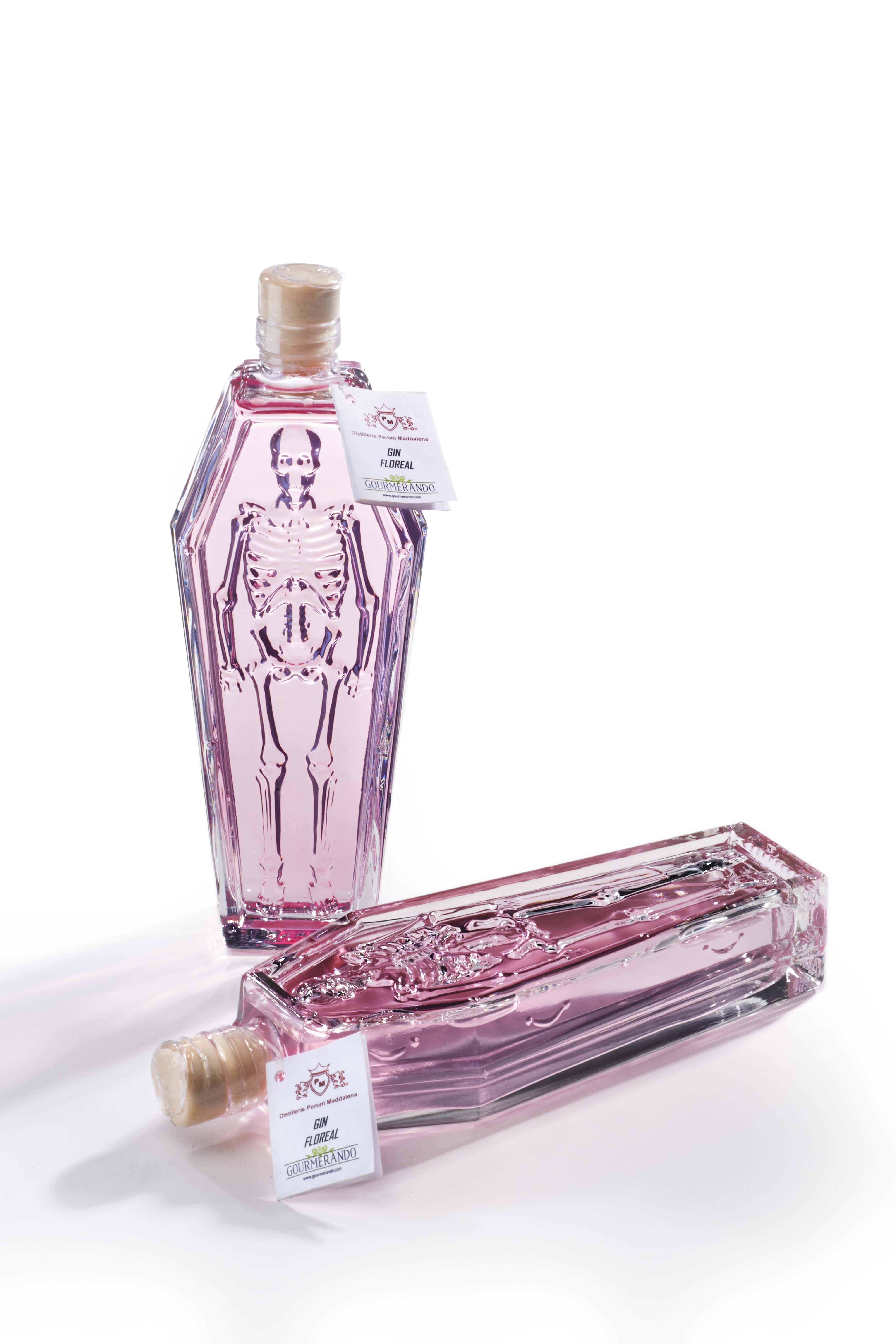 Sarg Flasche mit Gin Floreal